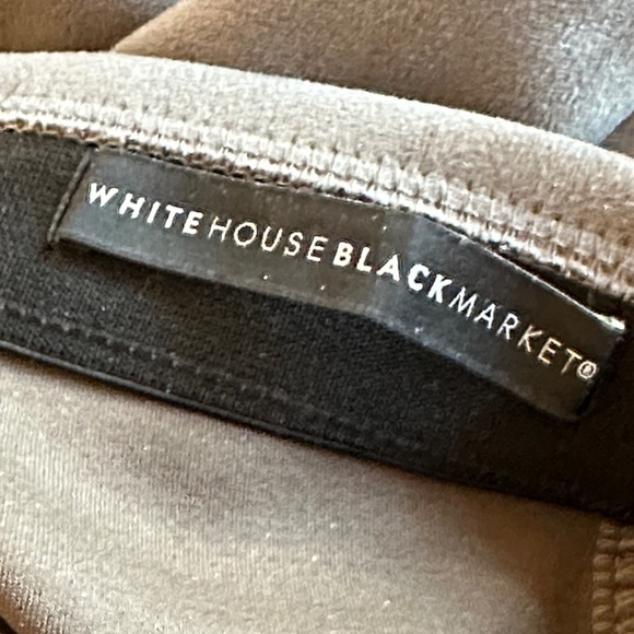 White House Black Market Women's Gray Leggings - Picture 6 of 8